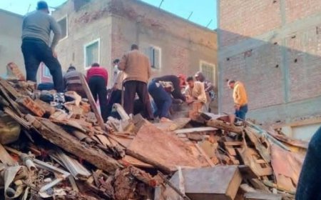 مصرع شخص و إصابة آخرين في إنهيار منزل بالبحيرة