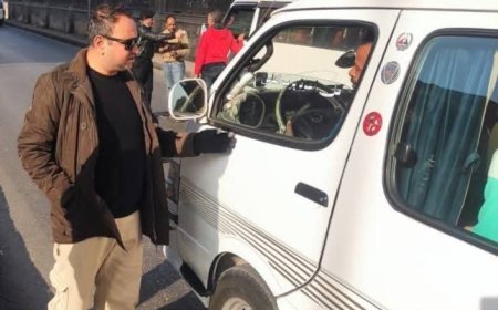 ضبط 246 مخالفة..وحجز 7 سيارات سرفيس بدون ترخيص بأحياء محافظة الجيزة