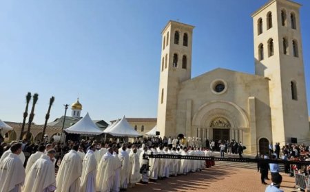 الاردن يفتتح أكبر كنيسة بالشرق الأوسط قرب مغطس المسيح