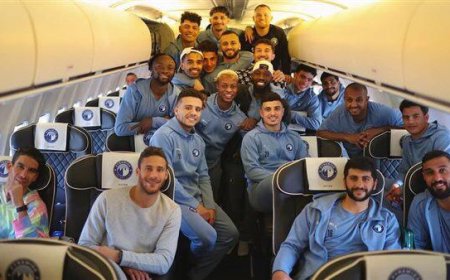 طائرة بيراميدز تضطر للعودة والهبوط في أنجولا بعد ساعتين من الإقلاع