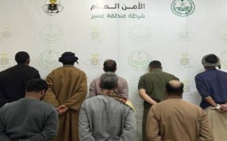 القبض على 7 مصريين ويمنيين في السعودية تشاجروا في مكان عام