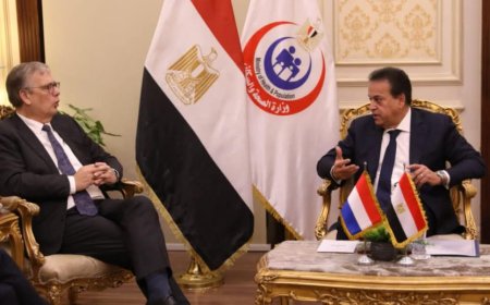 وزير الصحة يبحث التعاون مع السفير الهولندي وشركة "فيليبس" لدعم القطاع الصحي