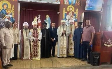 السفير المصري يشارك في افتتاح أول كنيسة ارثوذكسية مصرية في توجو