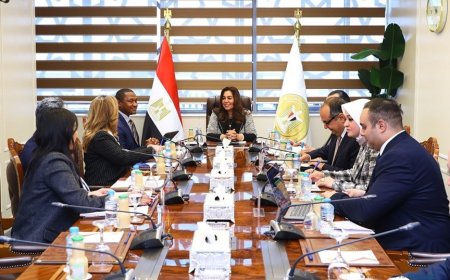 وزيرة التنمية المحلية تناقش سبل التعاون مع وفد الأمم المتحدة لشؤون اللاجئين