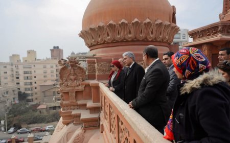 وزير السياحة والآثار يتفقد قصر البارون إمبان بمصر الجديدة