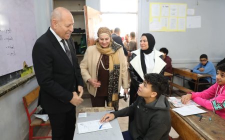 محافظ القاهرة يتفقد انطلاق امتحانات الشهادة الإعدادية ويطمئن على جاهزية اللجان