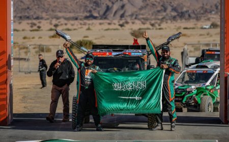 إبراهيم المهنا يحقق إنجازًا تاريخيًا في رالي داكار 2025 بفئة سايد باي سايد