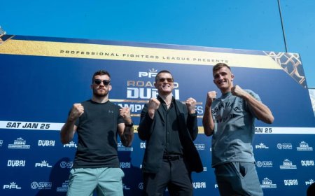 دبي تستضيف بطولة "طريق الأبطال" للفنون القتالية المختلطة في كوكاكولا أرينا