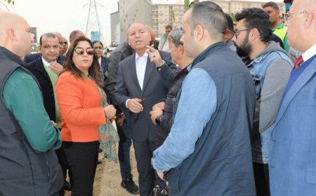 وزيرة التنمية المحلية ومحافظ القاهرة يتفقدان تنفيذ المرحلة الأولى لمشروع تشجير الطريق الدائري