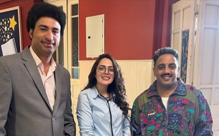 وئام مجدي تنشر صورة مع علي ربيع وأوس أوس من كواليس "الصفا الثانوية بنات"