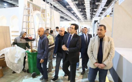 وزير الثقافة يتفقد التجهيزات النهائية لمعرض القاهرة الدولي للكتاب