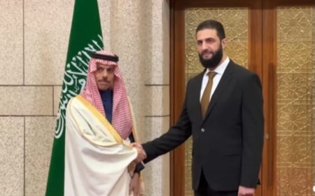 وزير الخارجية السعودى وأحمد الشرع يبحثان دعم العملية السياسية الانتقالية لأمن واستقرار سوريا