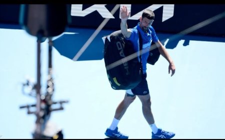 إنسحاب جوكوفيتش من الدور قبل النهائي لبطولة «أستراليا المفتوحة للتنس»