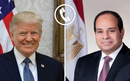 السيسي وترامب يبحثان تعزيز التعاون والعلاقات الاستراتيجية في اتصال هاتفي