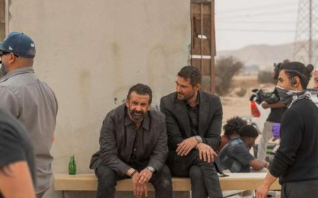 أحمد عز وكريم عبد العزيز يشعلان كواليس فيلم «The Seven Dogs» في الرياض