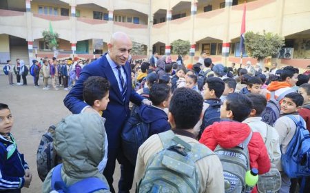وزير التعليم يتفقد مدارس الدقهلية لمتابعة انطلاق الفصل الثاني