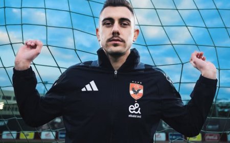 شاهد جلسة تصوير النجم السلوڤيني جراديشار لاعب الأهلي في التتش