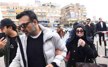 شهيرة في وداع شقيقها: نوبة بكاء خلال صلاة الجنازة وأجواء مؤثرة (صور)