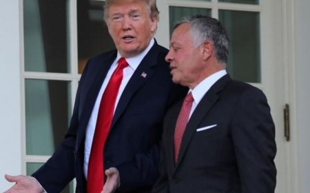 ملك الأردن: ننتظر خطة مصر بشأن غزة وعملية التفاوض مستمرة