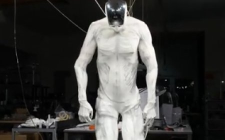 بالفيديو| روبوت يشبه الإنسان بشكل مخيف وقد ينزف حتى الموت