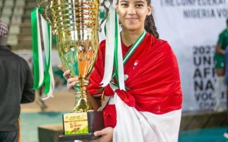 ريتاج هشام قمر.. موهبة ذهبية تواصل التألق في الكرة الطائرة