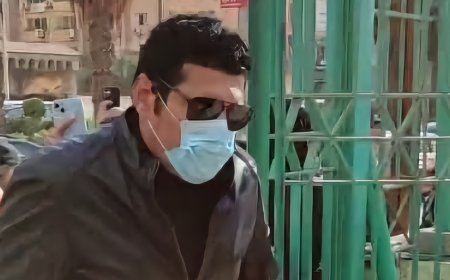 تشييع جثمان والدة باسم سمرة من مسجد الصباح بالهرم