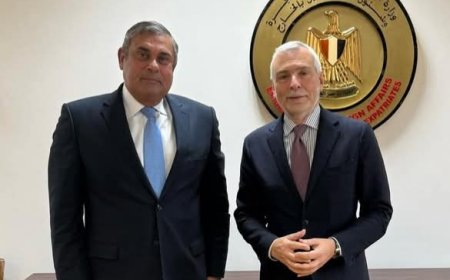 نائب وزير الخارجية يستقبل مدير إدارة الشرق الأوسط والخليج بالمفوضية الأوروبية