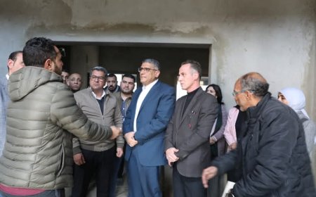 محافظ الجيزة يتفقد نسب التنفيذ بمجمع الخدمات الشرطية بحدائق الأهرام