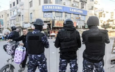 مسودة الخطة المصرية : مصر والأردن سيعملان على تدريب عناصر الشرطة الفلسطينية قبل نشرها في القطاع