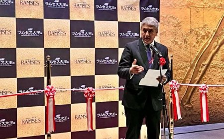 معرض «رمسيس وذهب الفراعنة» يبهر طوكيو ويعزز التعاون السياحي بين مصر واليابان