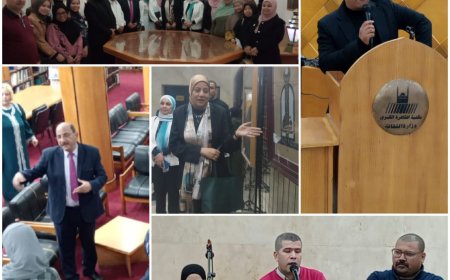 بنات الأزهر في ضيافة مكتبة القاهرة الكبرى: جولة ثقافية وأمسية شعرية غنائية بروح الإبداع