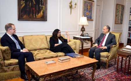 وزير الخارجية يبحث تعزيز العلاقات التجارية مع المبعوث التجاري البريطاني لمصر