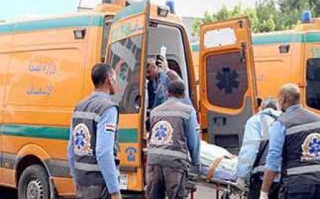 مصرع شخص وإصابة 7 آخرين في حادث تصادم بحلوان