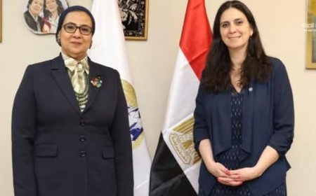 أمل عمار تستقبل الممثلة الجديدة لمنظمة اليونيسف في مصر لبحث سبل التعاون