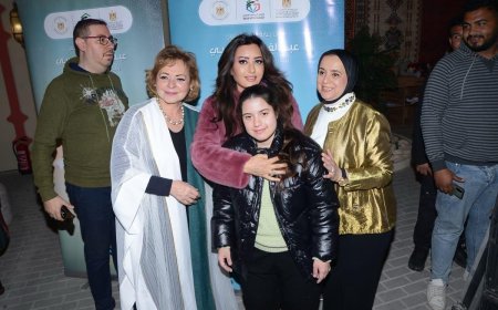 لطيفة تشارك في سحور الاتحاد الرياضي المصري للإعاقة الذهنية بحضور وزير الشباب والرياضة