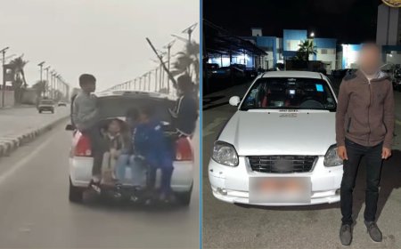 الداخلية تضبط سائق أجرة سمح لأطفال بإلقاء خرز على المارة من السيارة في بورسعيد