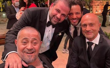 جورج وسوف يحتفل بزفاف نجله حاتم في أجواء من الفرح والبهجة