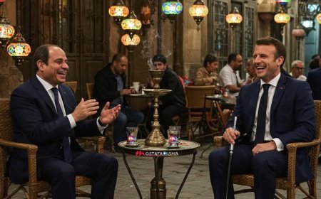 فنانون يشيدون بجولة ماكرون في شوارع مصر القديمة: «رسالة قوية للعالم»