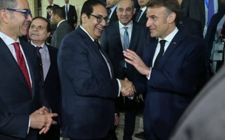 زيارة تاريخية للرئيس الفرنسي إيمانويل ماكرون لجامعة القاهرة