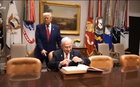 بالفيديو| رسائل خفية في مشهد علني.. «ترامب» يعدّل مقعد «نتنياهو» وسط استقبال أسطوري بالبيت الأبيض