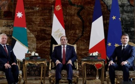 القمة الثلاثية في القاهرة تطالب بسلطة فلسطينية تتولى الحكم في قطاع غزة