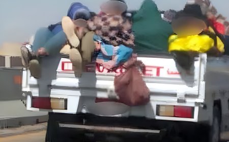 ضبط سائق متهور عرض حياة أطفال للخطر على طريق القاهرة - الإسكندرية