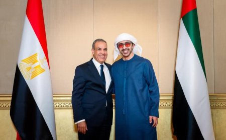 وزير الخارجية يلتقي نظيره الإماراتي في أبوظبي.. فلسطين تتصدر المحادثات والتنسيق العربي مستمر لإعادة إعمار غزة