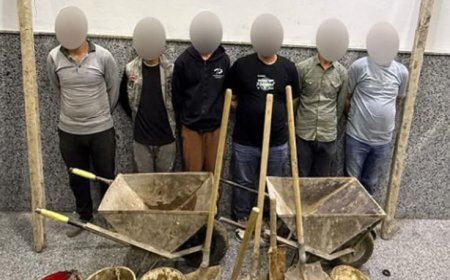 ضبط 6 أشخاص بتهمة التنقيب عن الآثار داخل عقار في الزيتون