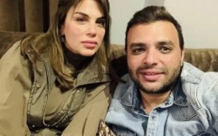 رامي صبري يمنع المصورين من دخول مسجد عزاء والدة زوجته