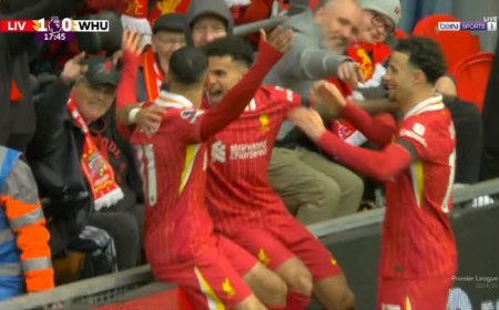 ليفربول يقترب من حسم الدوري الإنجليزي بفوز مثير على ويستهام.. وانتصار بطعم الذهب في أنفيلد