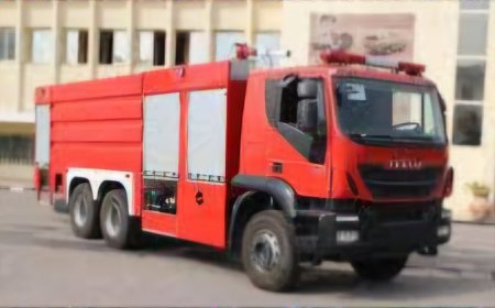 الحماية المدنية تسيطر على حريق باللجنة النقابيه للمعلمين بالجيزة