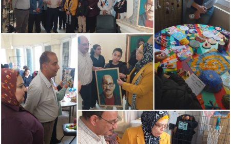 معرض فني يزين مكتبة القاهرة الكبرى بمواهب شبابية عربية ورسالة شكر للكاتب يحيى رياض