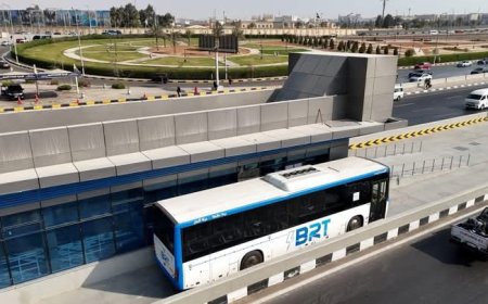 النقل تبدأ تجارب تدريب سائقي أتوبيسات مشروع الأتوبيس الترددي BRT