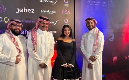 إبراهيم الحجاج وبسمة داود يحتفلان بعرض «إسعاف» في السعودية